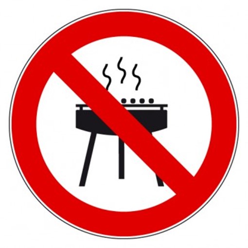 Grillen verboten